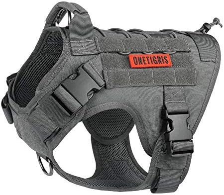 OneTigris Tactical Dog Harness Vest No-Pull Service Dog Vest by OneTigris