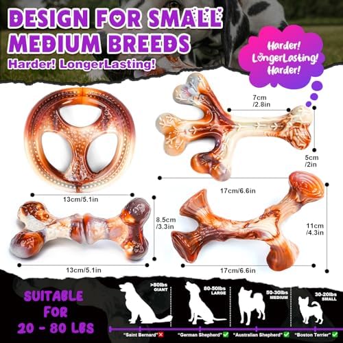 4 Pack Dog Chew Toys for Aggressive Chewers - Image 6