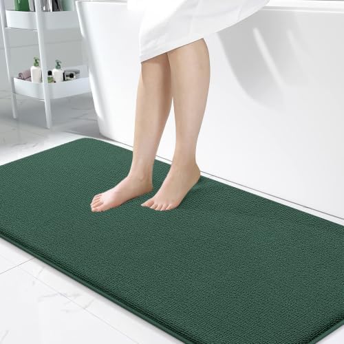 OLANLY Memory Foam Bathroom Runner Rugs 47x24, Long Mats by OLANLY