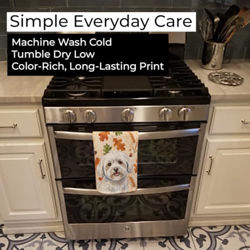 Caroline's Treasures Coton de Tulear Dogs Kitchen Towel 15x25 in - Image 6
