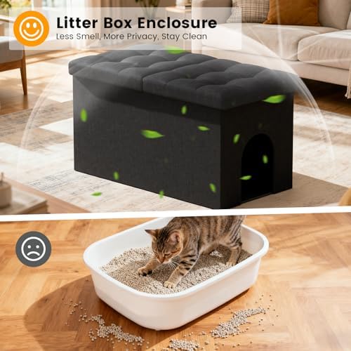 3-in-1 Cat Litter Box Enclosure - Image 2