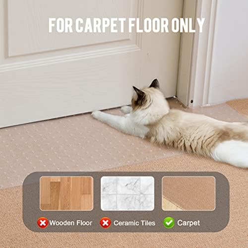 Uross Carpet Protector for Pets 3.28FT-Cat Carpet Protector for Doorway - Image 6