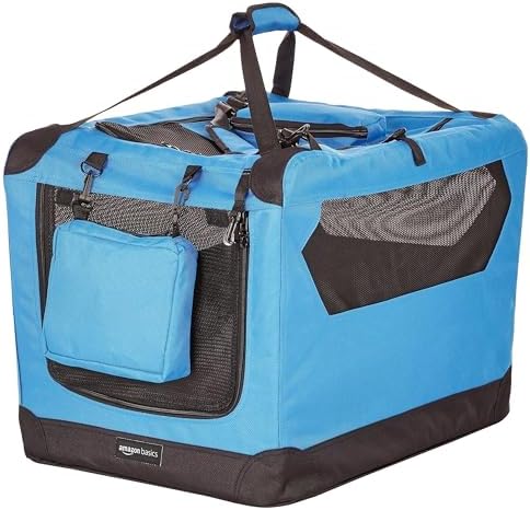 Amazon Basics Portable Soft Pet Dog Crate Carrier Kennel by AmazonBasics