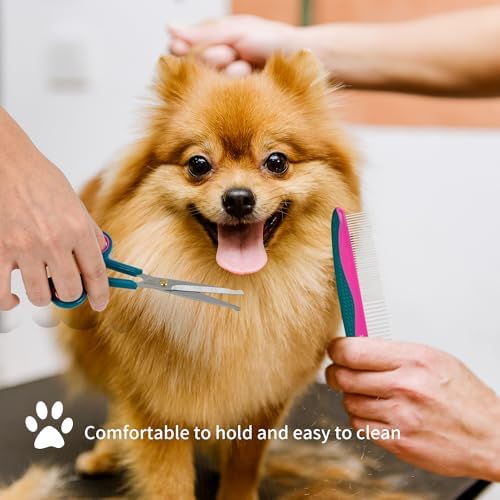 Professional Pet Grooming Kit, Stainless Steel Dog & Cat Grooming Shears - Image 5