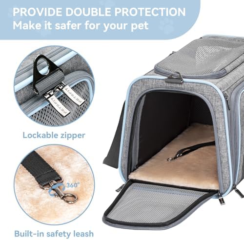 Petsfit Large Double Expandable Cat Carrier - Image 5