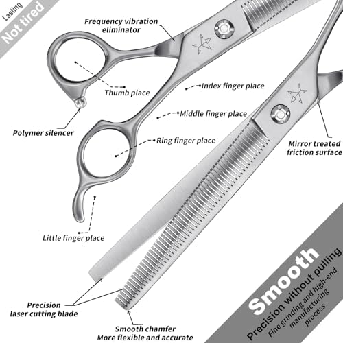 High-end Professional Dog Grooming Thinning Scissors Teeth Cutting Blending - Image 3