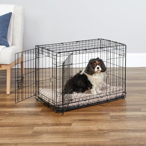 New World by Midwest 30-Inch Double Door Crate, Medium Breeds, 21-40 lbs - Image 2