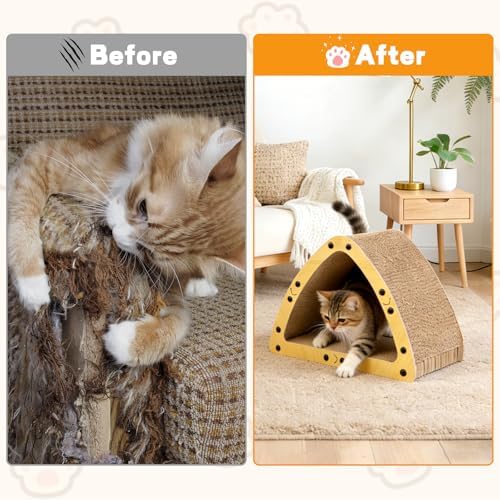 TIMIEEYA Cardboard Cat House - Image 4