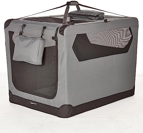 Amazon Basics Portable Foldable Soft Pet Dog Crate Carrier Kennel by AmazonBasics