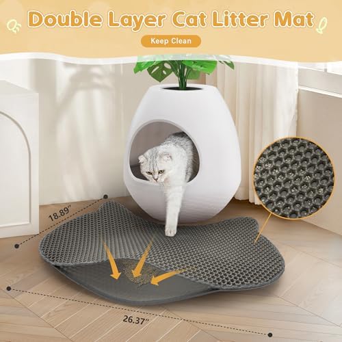 Eggloa6 Plant Large Cat Hidden Litter Box - Image 3