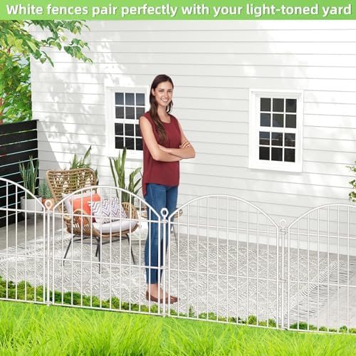 Decorative Garden Fence, 24in x 20ft No Dig Fence - Image 5