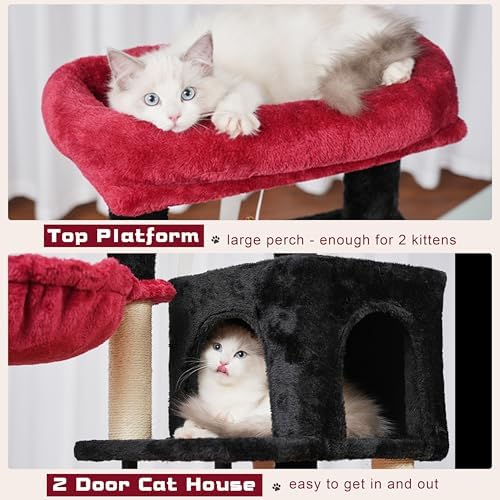 Gitelsnour Cat Tree, 43.3'' Cat Tower - Image 4