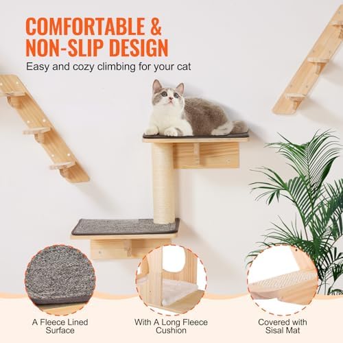 VEVOR Wall Mounted Cat Shelves and Perches - Image 6
