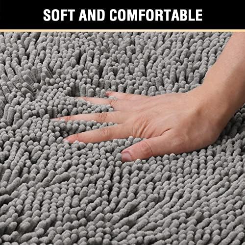 H.VERSAILTEX Chenille Bath Mat Thick Soft Absorbent - Image 4