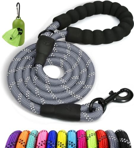 Taglory Rope Dog Leash for Small Medium Dogs, 4 FT Padded Handle by Taglory
