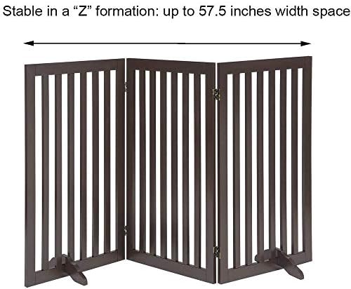 unipaws 36”H Free Standing Pet Gate - Image 5