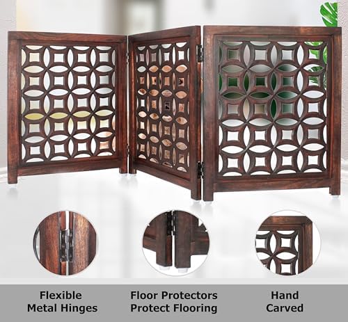 Wooden Foldable Pet Dog Gate - Image 5