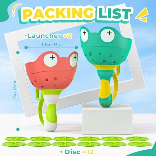 Flying Disc Launcher Toy, Outdoor Toys - Image 2