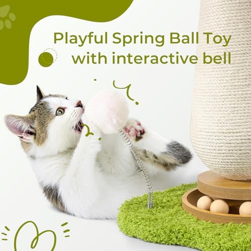 Cat Scratching Post, Mushroom Cat Scratcher - Image 5