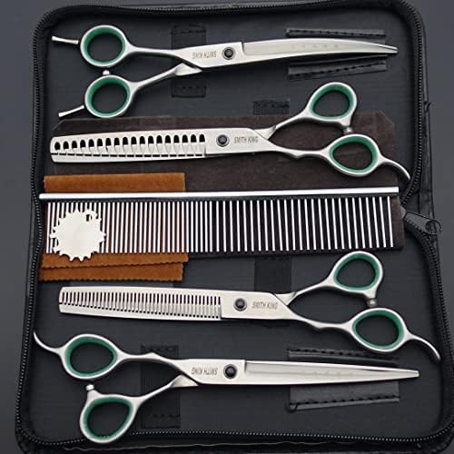 7.0 inches Professional Dog Grooming Scissors Set Straight & thinning & Curved - Image 2
