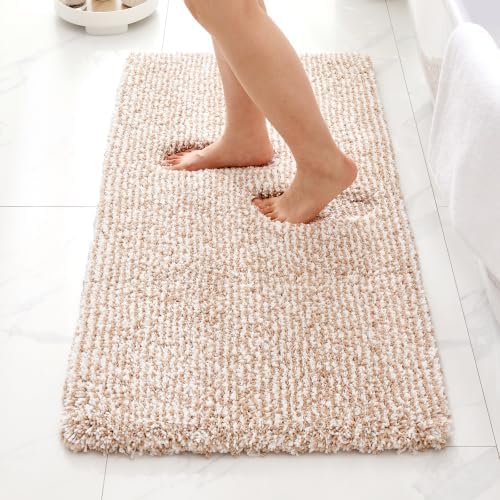 ILANGO Bathroom Rugs 60" × 24", Extra Soft Absorbent Microfiber Bath Rugs by ILANGO
