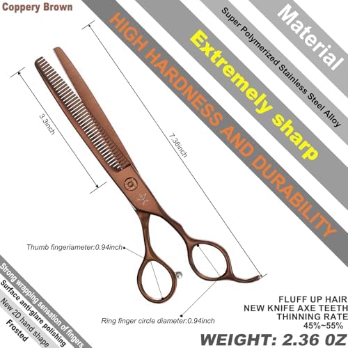 High-end Professional Dog Grooming Thinning Scissors Teeth Cutting Blending - Image 2