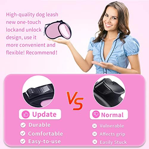 Retractable Dog Leash 16Ft/5M for Small Medium Dogs - Image 3