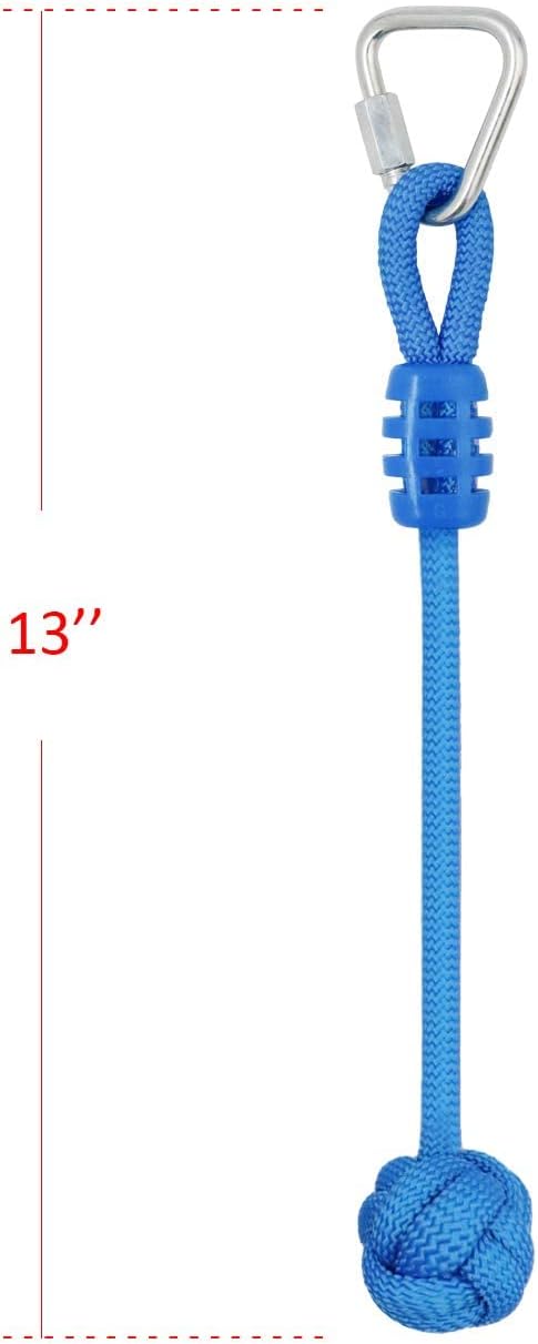 Rainbow Craft 3-Pack Ninja Fist Holds for Warrior Obstacle Course - Slackline & Monkey Bar Accessories, Kids Backyard Ninja Training Equipment