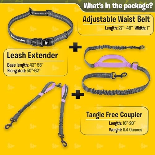 Pet Dreamland Exquisite Hands Free Dual Dog Leash - Image 3