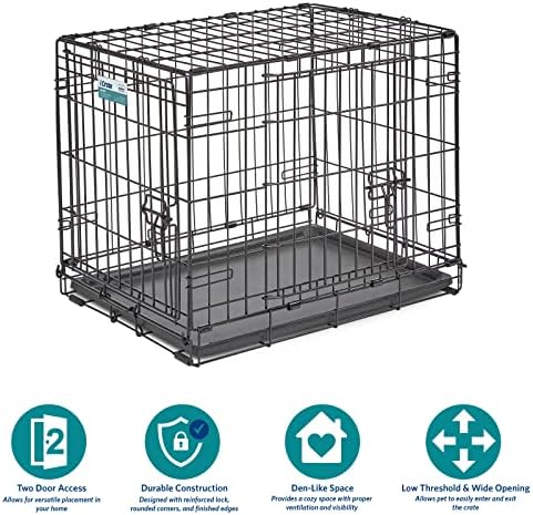 Midwest 24-Inch Double Door iCrate, - Image 3