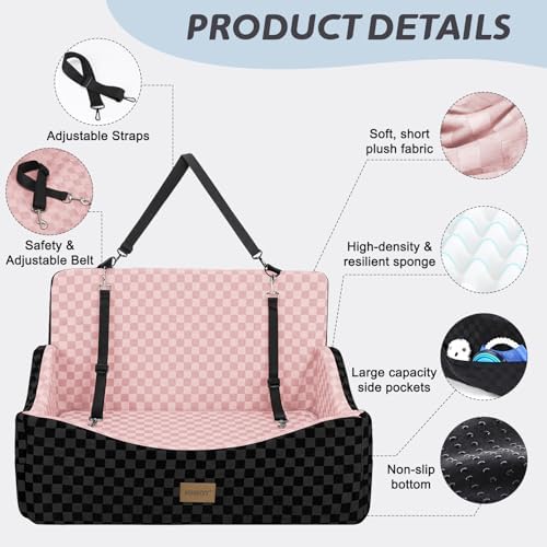 JOEJOY Dog Car Seat for Medium/Large Dogs - Image 4
