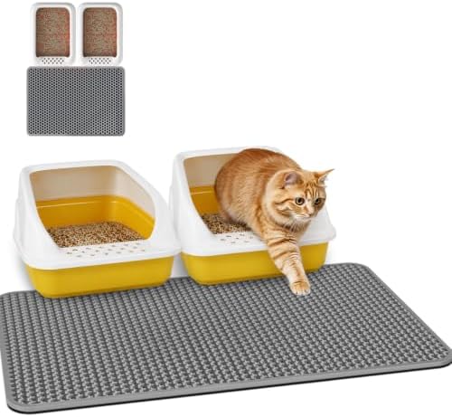 Powools Cat Litter Mat, 30 x 24 in, Waterproof by Powools