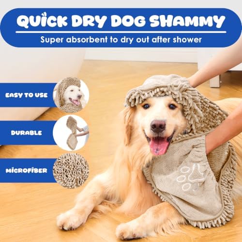 Dog Towel for Drying Dogs, Absorbent Microfiber Bath Towel - Image 2