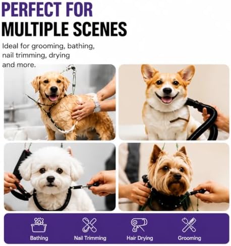 Adjustable Dog Grooming Arm & No-Sit Holder, Height 26"-40 - Image 4