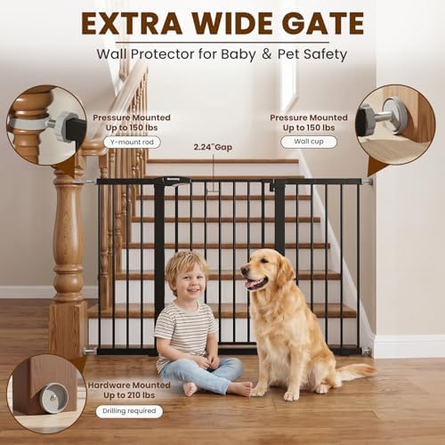 Mumeasy 36" Extra Tall Baby Gate - Image 3