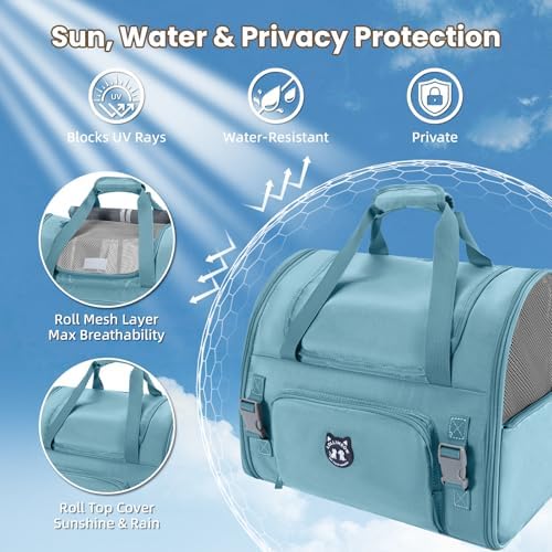Lollimeow Expandable Large Cat Carrier Backpack, Supports up to 14 lbs - Image 4