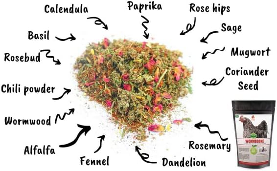 Non-GMO Backyard Chicken Nesting Herbs (10 oz) - Naturally Keep A Clean Coop Your Hens Will Love