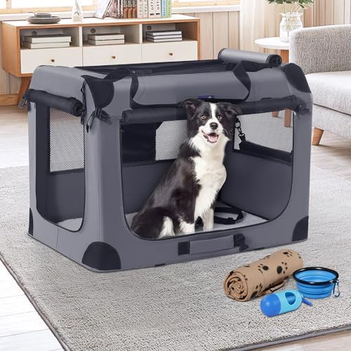 Petprsco Portable Dog Crates for Medium Dogs - Image 5