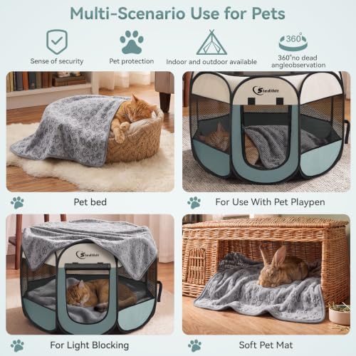 Sieidihit Dog Cat Playpen Tent Crate Cage - Image 4