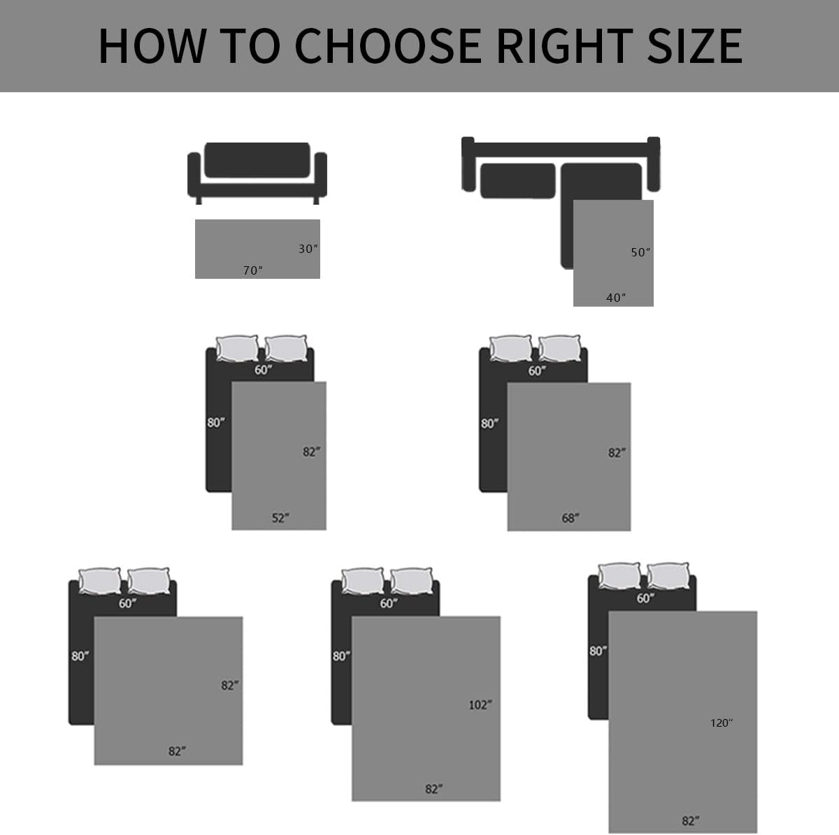 Ameritex Pet Bed Cover Dog Bed Blanket for Sofa and Furniture Waterproof New Pattern Design (30x70 Inch, Beige)