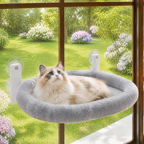 Foldable Cat Window Perch, Cordless Hammock by Unknown
