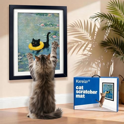 Wall Art Cat Scratcher Mat by Unknown