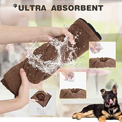 Chumia 4 Pcs Dog Towels for Drying, 30 x 50 Inch - Image 4