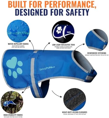 Reflective Dog Vest, Hi Vis Safety Gear - Image 2