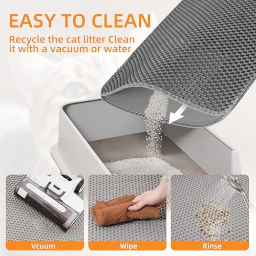 Cat Litter Mat 47"x33" Urine-Proof XL Litter Mat - Image 3