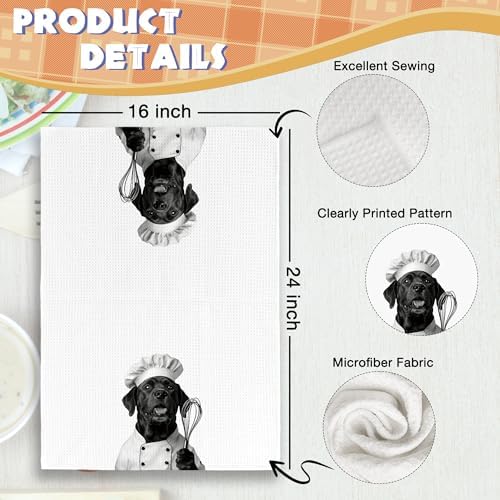 Dog Kitchen Towels Decor Set of 2 - Image 6
