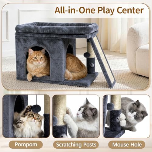 Cat Tree Tower with 15.7x23.6 Perch Bed - Image 5