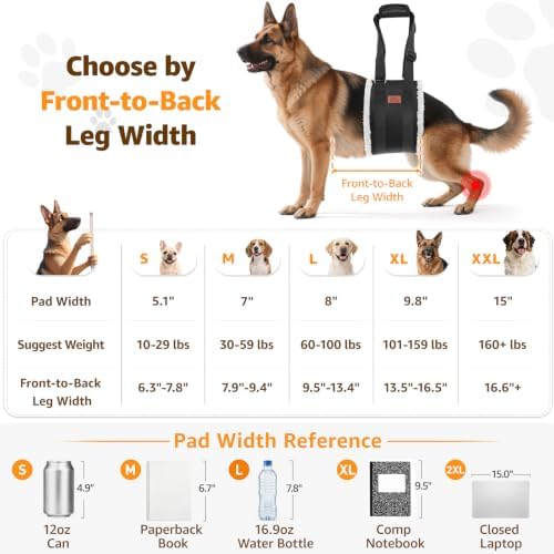 Adjustable Dog Lift Harness, Dog Sling - Image 3