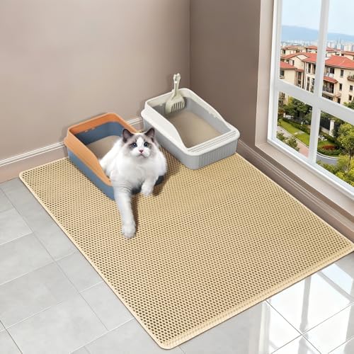 XL 47"x28" Cat Litter Mat, Litter Trapping Mat by Unknown