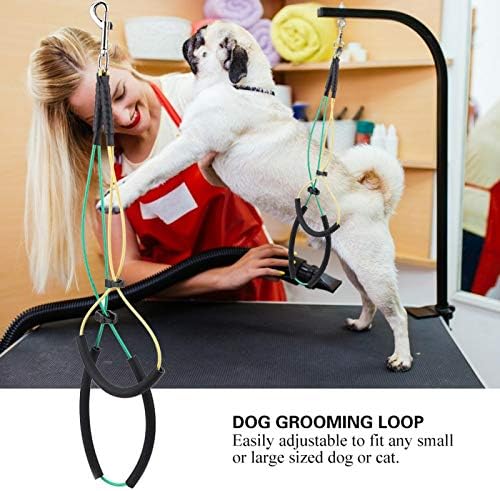 Pet Dog Bathing Tether Straps, Dog Cat Grooming Loop, Adjustable Double Noose - Image 7